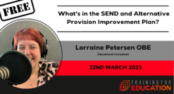 What’s in the SEND and Alternative Provision Improvement Plan? by Lorraine Petersen OBE