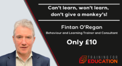 Can't learn, won't learn, don't give a monkey's! by Fintan O'Regan