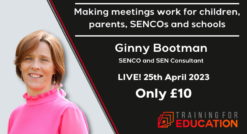 Making SEND meetings work with Ginny Bootman