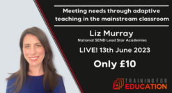 Meeting needs through Adaptive Teaching in mainstream by Liz Murray